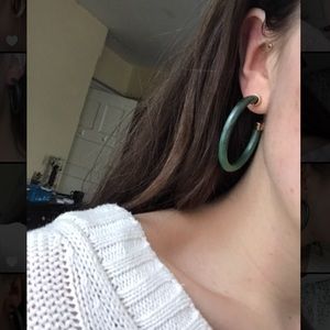 NWT Express Set of Statement Hoop Earrings